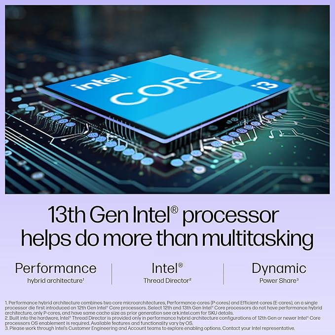 HP 15, 13th Gen Intel Core i3-1315U, 8GB DDR4, 512GB SSD, (Win 11, Office 21, Grey, 1.59kg), Anti-Glare, Micro-Edge,15.6-inch(39.6cm), FHD Laptop, Intel UHD Graphics, 1080p FHD Camera, fd0006TU - Image 6